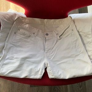 7 for All Mankind White Jeans